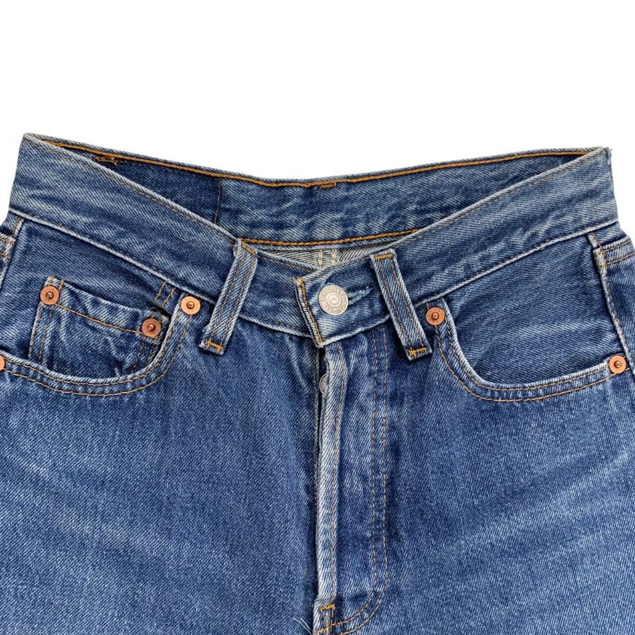 リーバイス デニム 501 90年代 ボタン裏311 ユーロヴィンテージ インディゴ メンズ サイズW27 L30 LEVI’S 【AFB4】