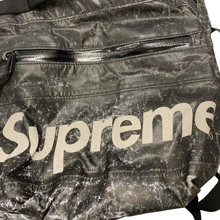 シュプリーム 20AW ウォータープルーフ リフレクティブ スペックルド ショルダーバッグ メンズ ブラック Supreme Waterproof Reflective Speckled Shoulder Bag【AFE2】