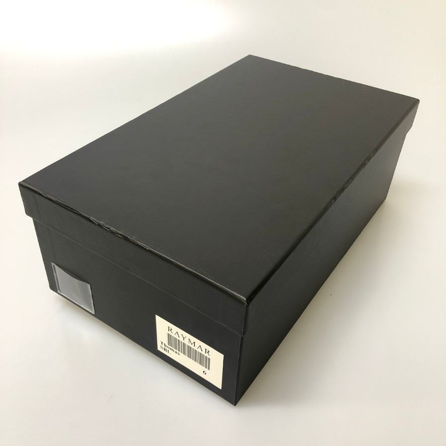 レイマー トーマス レザースニーカー ブラック サイズUS6 RAYMAR 約24.0cm【AFD9-2】