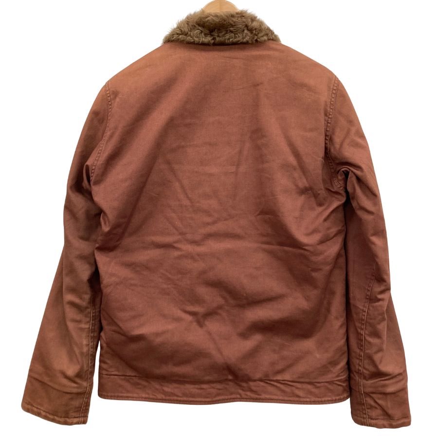 中古◆ヴィズヴィム ビズビム デッキハンドジャケット 裏地羊毛ボア VS0001575 メンズ ブラウン サイズM visvim 【AFA6】