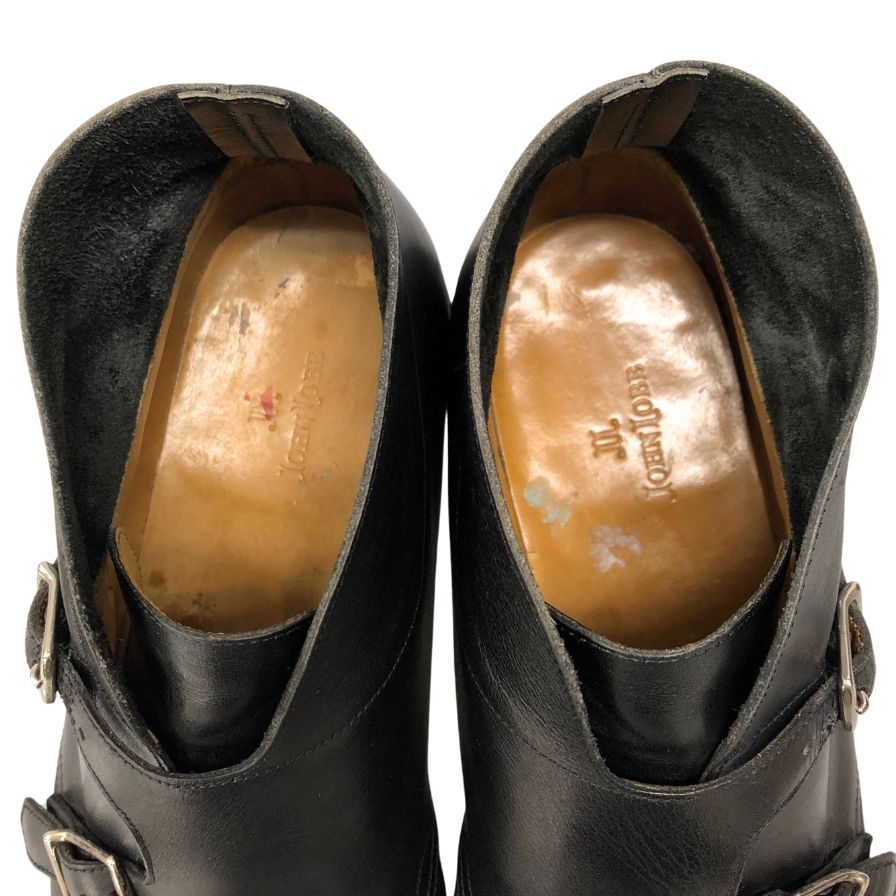 ジョンロブ レザーブーツシューズ デビー ダブルストラップ カーフ ブラック UK7.5相 メンズ JOHN LOBB ブーツ 約26.0cm【LA】【中古】