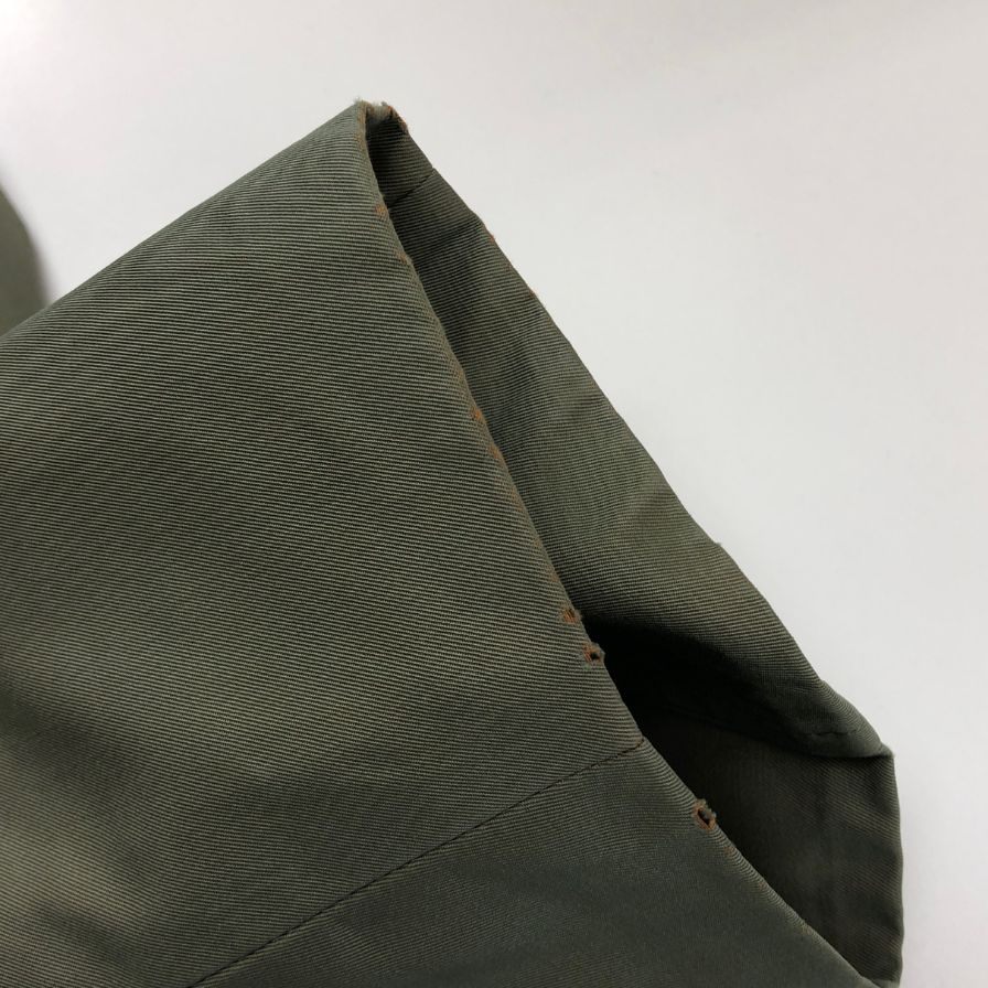 美品◆アクアスキュータム ステンカラー コート コットン 玉虫 サイズM相当 メンズ Aquascutum 【AFA7】