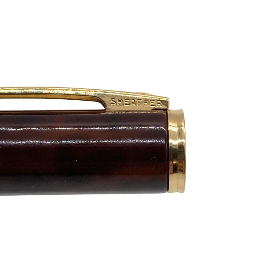 シェーファー 万年筆 ブラウン マーブル柄 SHEAFFER【AFI8】
