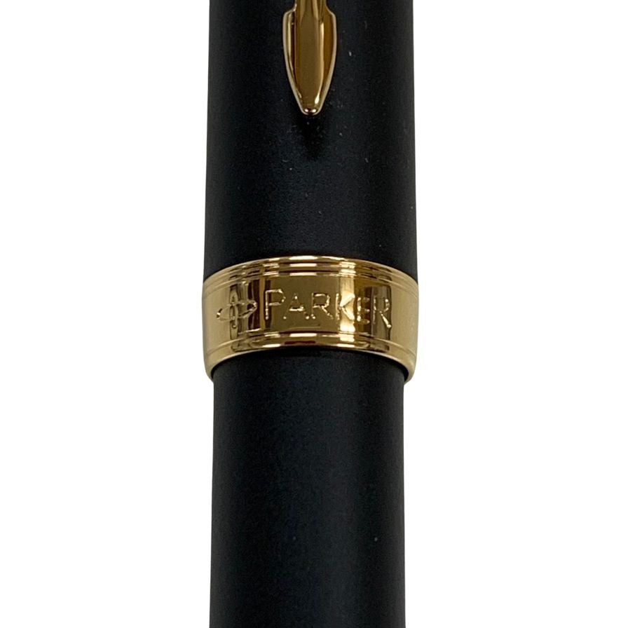 パーカー 万年筆 ソネット 細字 ペン先 18K 750 オリジナル M ブラック ゴールド GT PARKER SONNET【AFI18】