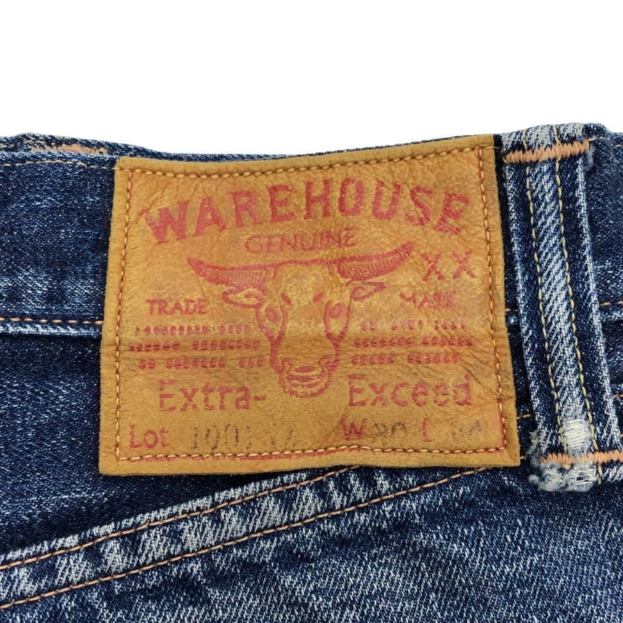 ウェアハウス デニムパンツ 1001XX 牛バッチ サイズW30L34 WAREHOUSE 【AFB33】