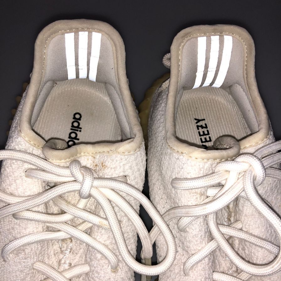 アディダス スニーカー イージー ブースト350 V2 レディース サイズ22.5cm ホワイト adidas YEEZY BOOS 約22.5cm【AFC29】