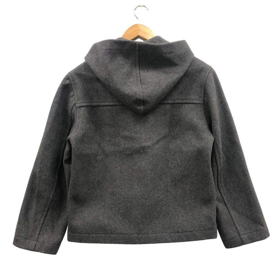 極美品◆モンゴメリー バイ チベット ダッフルコート ショート丈 メンズ ウール ミックスファイバー サイズ34 グレー MONTGOMERY by Tibbett 【AFA12】