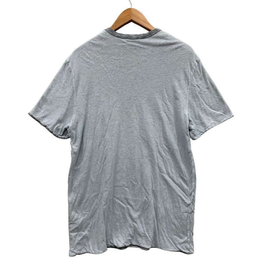 美品◆ジェームスパース Tシャツ リネン コットン サイズ2 メンズ グレー JAMES PERSE 【AFB39】