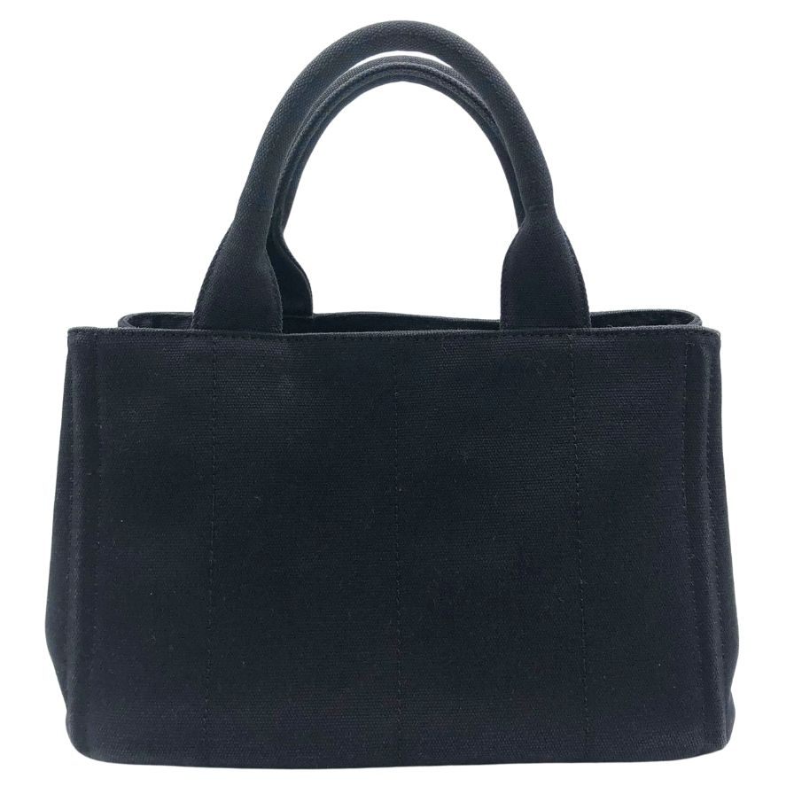 プラダ トートバッグ カナパ ビジュー B24390 ラインストーン スタッズ NERO キャンバス ブラック PRADA【AFE10】