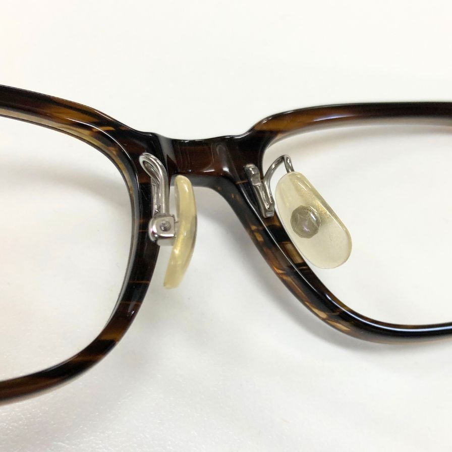 フォーナインズ NPM-80 52▢18 139 6901 18J 伊達眼鏡 メンズ ブラウン&ゴールド 9999【AFI7】
