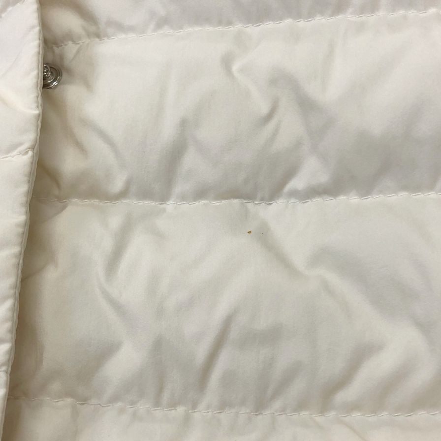 美品◆ヘルノ ロングダウンベスト DONNA ナイロン レディース ホワイト サイズ44 HERNO 【AFA15】