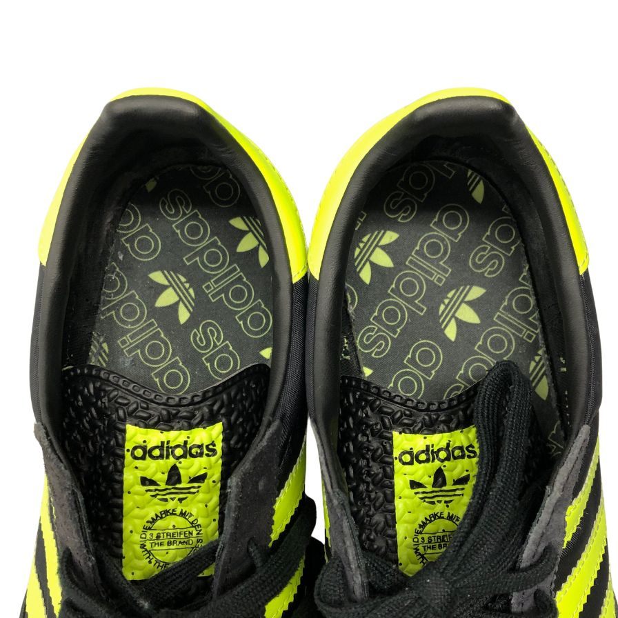 アディダス ローカットスニーカー ナイロンキャンバス スウェード 24年製 ブラック イエロー メンズ サイズ27cm IG4647 adidas SL 72 RS 約27.0cm【AFD1】