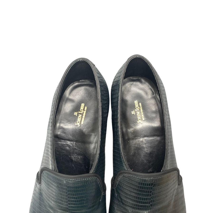 美品◆ジョンロブ エドワード ブーツ リザード ブラック サイズ不明 メンズ JOHN LOBB EDWARD【AFC40】