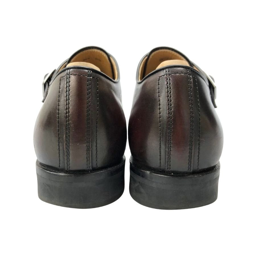 ベルルッティ レザーシューズ シングルモンク メンズ サイズ8.5 バーガンディ Berluti 約26.5cm【AFC33】