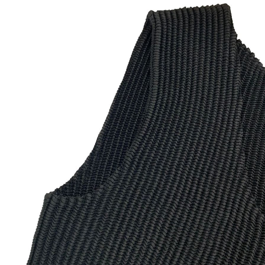 極美品◆スペッチオ ノースリーブ トップス No.471-180 プリーツ ブラック レディース サイズ40 SPECCHIO 【AFB21】