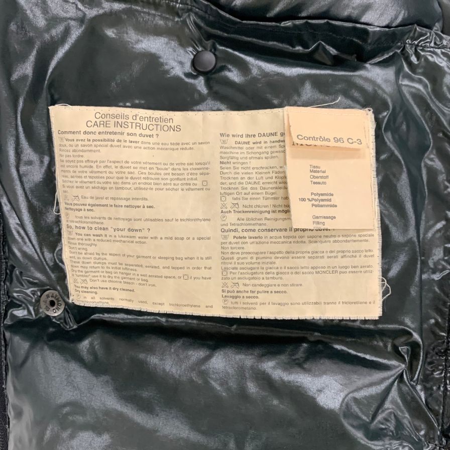 美品◆モンクレール グルノーブルライン 96年製 ダウンジャケット メンズ サイズ2 MONCLER GRENOBLE 【AFA4】