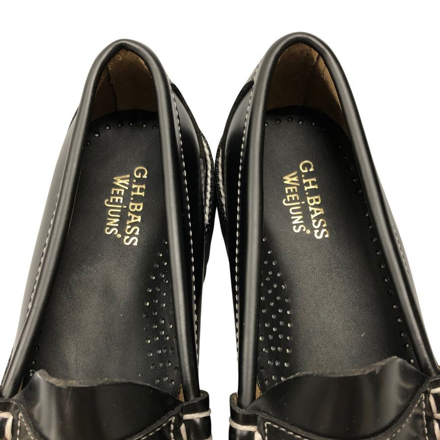ジーエイチバス ローファー ウィージャンズ90 サイズ7 メンズ ブラック G.H.Bass&Co. WEEJUNS LARSON ローファー 約26.0cm【LA】【中古】