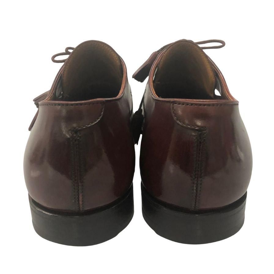 クロケット&ジョーンズ レザーシューズ ハンドグレード メンズ サイズ7.5E ボルドー CROCKETT&JONES Hartwell2 約26.0cm【LA】