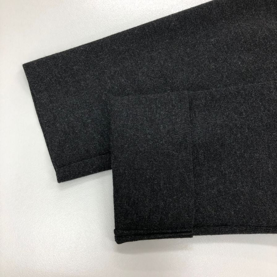 美品◆フォクシーニューヨーク ピンキングセーター カットソー トップス 31062 レディース サイズ 38 グレー FOXEY NEWYORK 【AFB23】