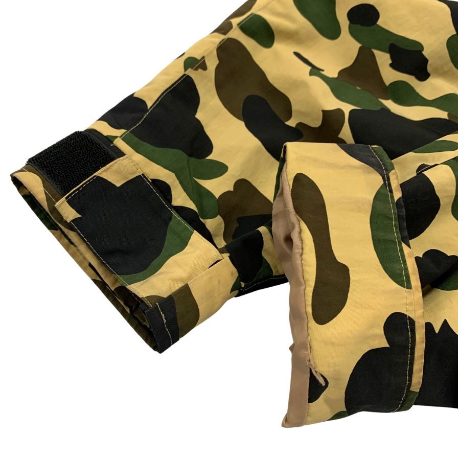 美品◆ア ベイシング エイプ ジャケット スノーボード型 迷彩柄 サイズL メンズ A BATHING APE 【AFB16】