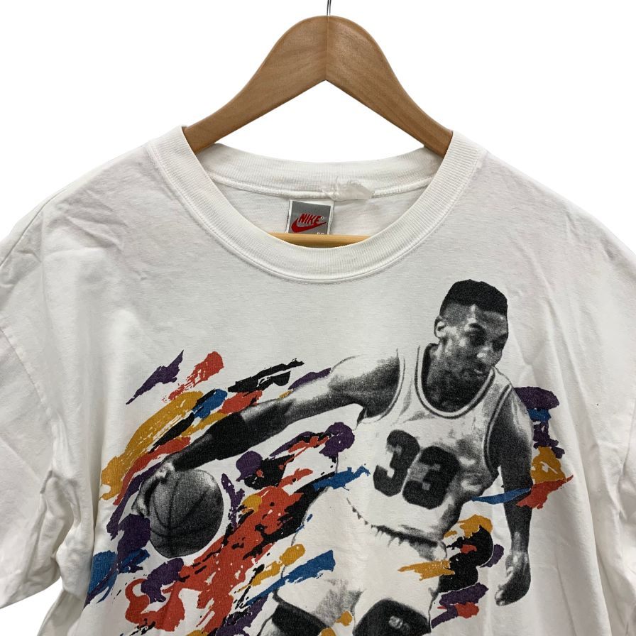 中古◆ナイキ スコッティピッペン Tシャツ 銀タグ サイズ表記欠損(L〜XL程度)NIKE Scottie Pippen 【AFB26】