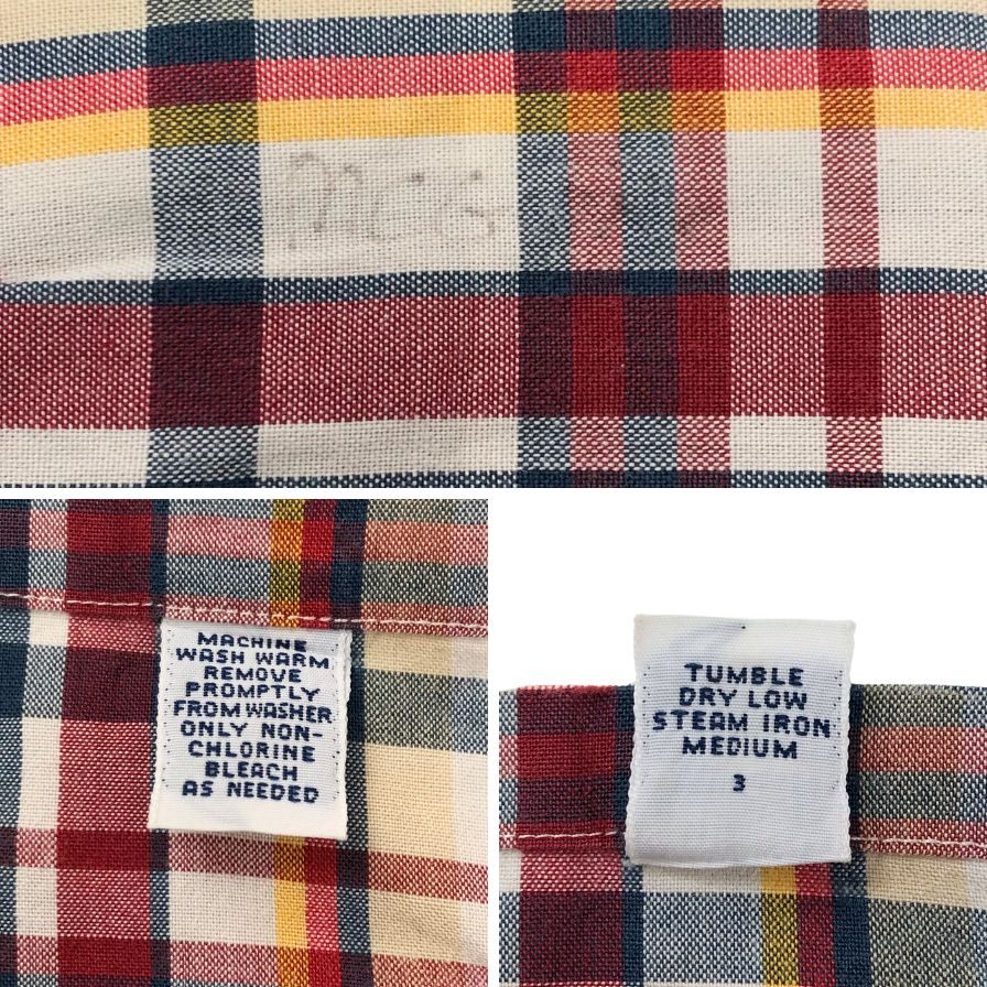 美品◆ラルフローレン 90S チェックシャツ ヴィンテージ マルチカラー メンズ サイズM RALPH LAUREN 【AFB50】