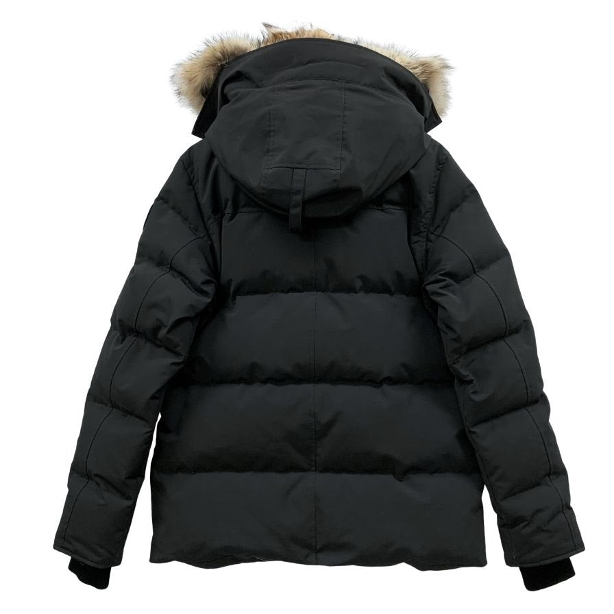 美品◆カナダグース ダウンジャケット ウィンダムパーカー 3808MB サイズL ブラック メンズ CANADA GOOSE 【AFA7】