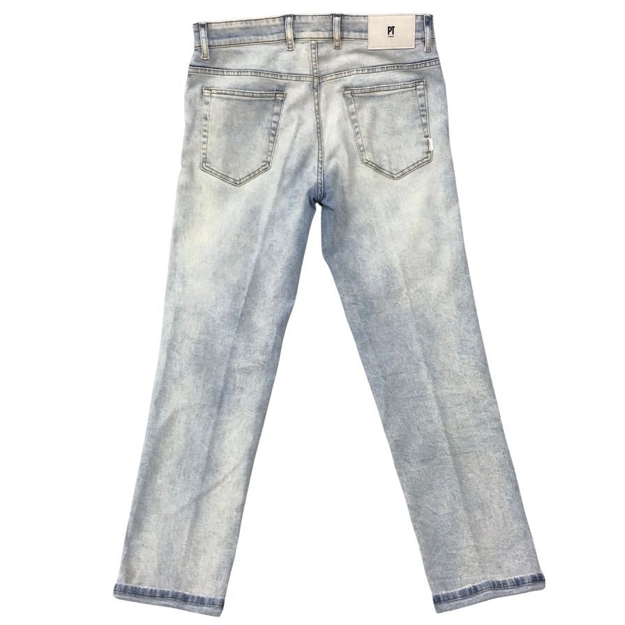 ピーティートリノ デニムパンツ ウォッシュ加工 コットン ポリウレタン メンズ サイズ33 ブルー PT TORINO 【AFB38】