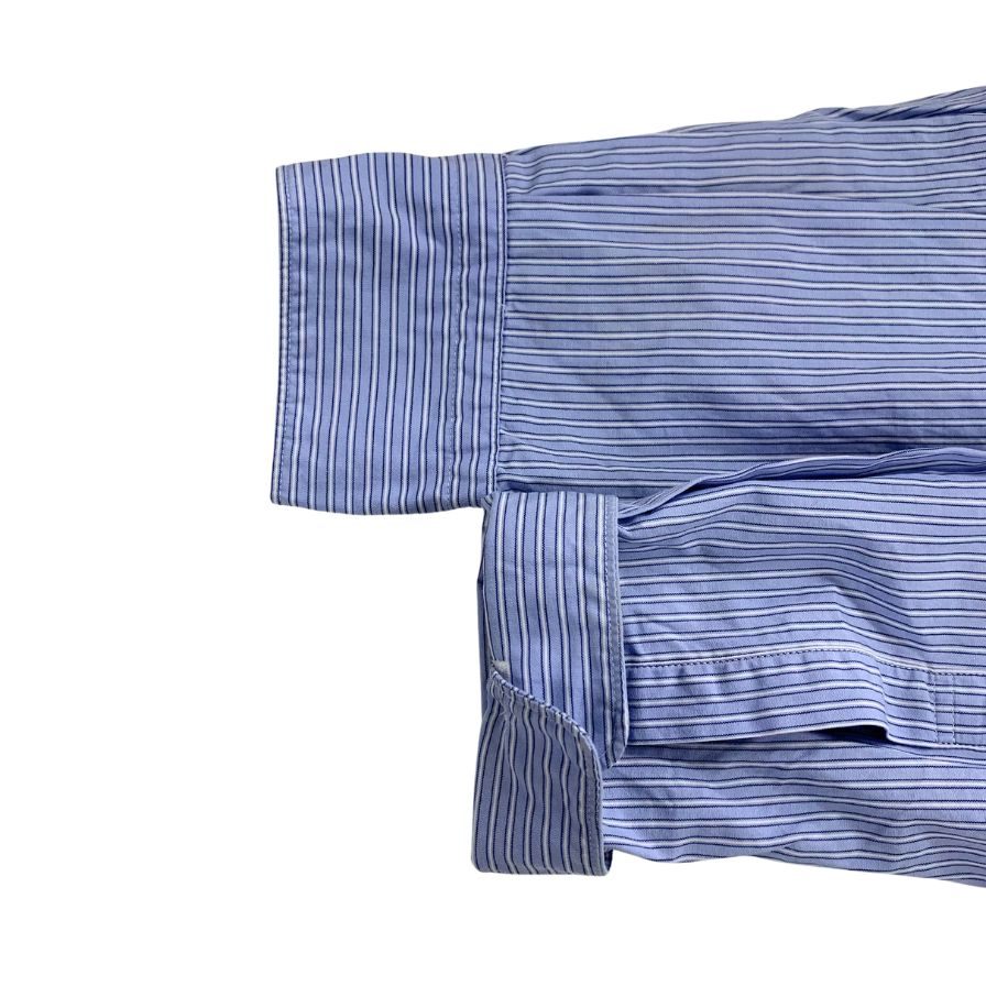 中古◆コムデギャルソン オム 長袖シャツ ストライプ切替 メンズ サイズS HQ-B003 comme des garcons homme 【AFB49】