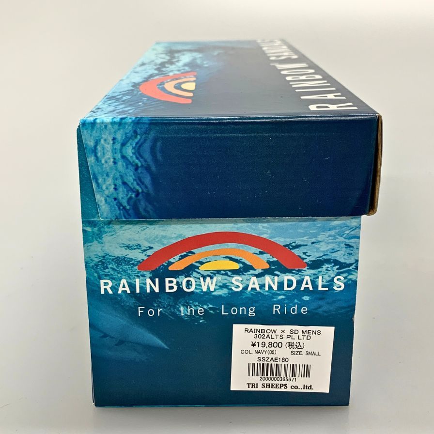 レインボーサンダル スタンダードカリフォルニア サンダル ビーチサンダル ネイビー サイズS メンズ RAINBOW SANDALS STANDARD CALIFORNIA 約24.0cm【AFD13】