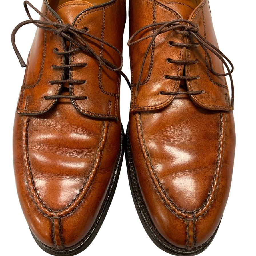 オールデン バーニーズニューヨーク別注 962 レースアップシューズ スプリットトゥ カーフ ブラウン メンズ サイズ8.5D Alden BARNEYS NEW YORK 約26.5cm【LA】