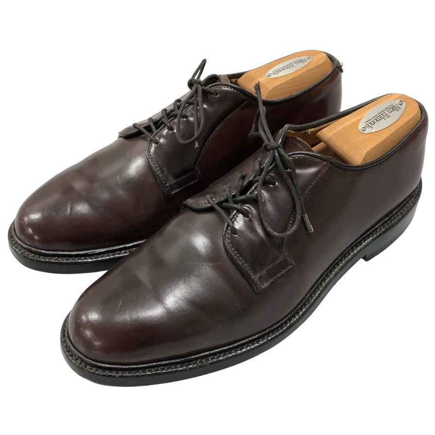 アレンエドモンズ レザーシューズ Leeds 9591 コードバン メンズ サイズ ブラウン 8D Allen Edmonds ビジネスシューズ 約26.5cm【LA】【中古】