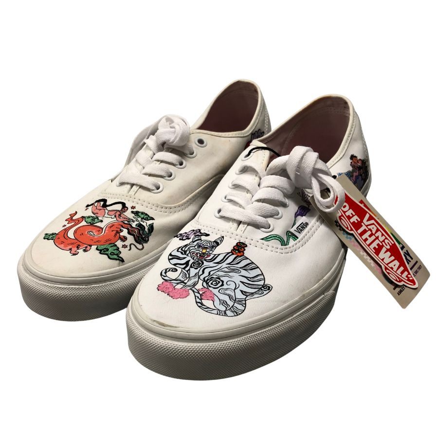 バンズ オーセンティック ローカットスニーカー アシュリー ルカシェフスキー ホワイト メンズ サイズ29.0cm VANS Ashley Lukashevsky 約29.0cm【AFD7】