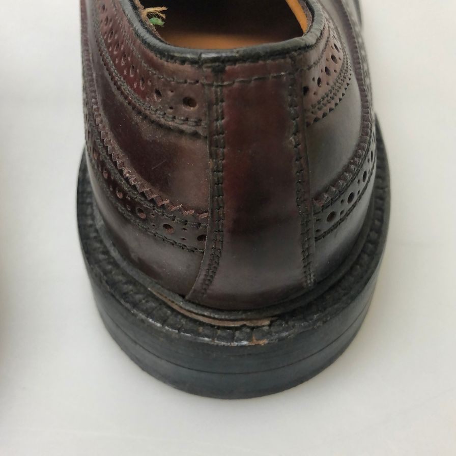 フローシャイム レザーシューズ LWB ケンム―ル インペリアル コードバン バーガンディ メンズ サイズ9.5EEE FLORSHEIM ビジネスシューズ 約27.5cm【LA】【中古】