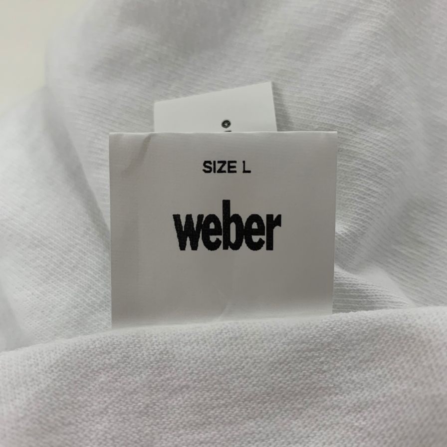 新品同様◆ウェーバー リアリティバイツ Tシャツ シーン2 DOVER Street MARKET GINZA限定生産 ホワイト メンズ サイズL WEBER REALITY BITES 【AFB8】