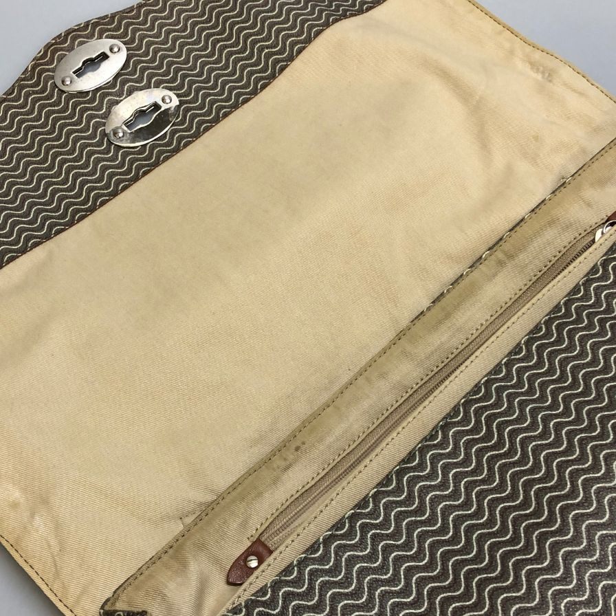 ザネラート ポスティーナ 50'S ショルダーバッグ メンズ 総柄 グレー系 ZANELLATO【AFE9】