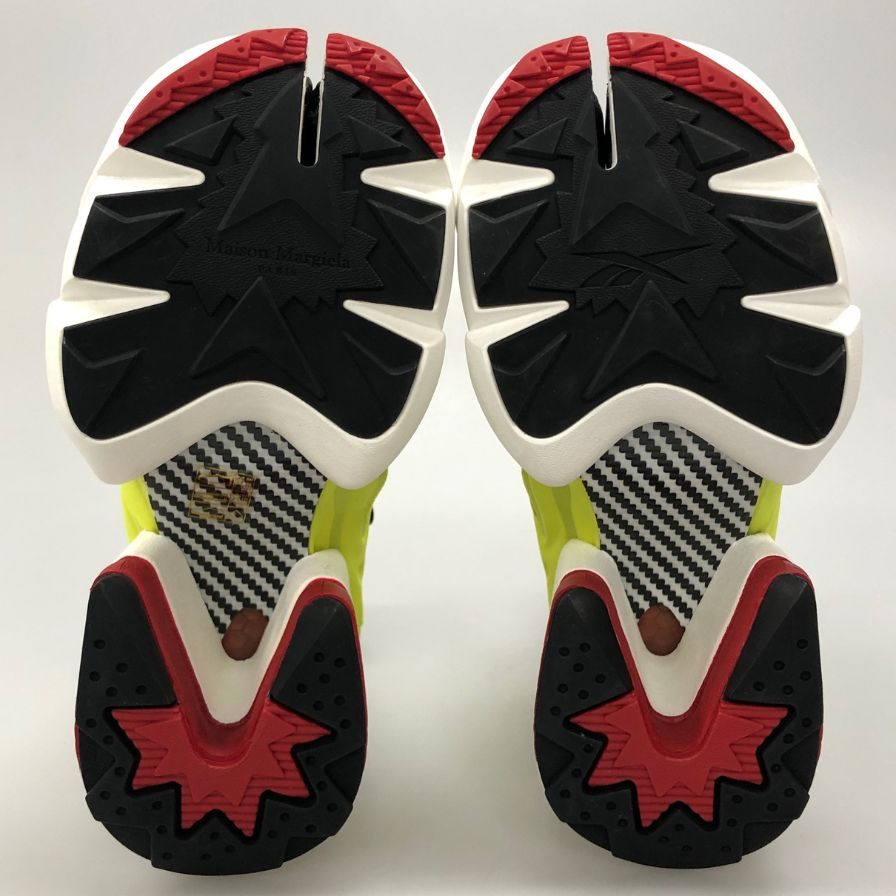 メゾンマルジェラ リーボック スニーカー Tabi Instapump Fury Hi S34WU0023 イエロー系 レディース サイズ36 Maison Margiela Reebok 約22.5cm【AFD9】