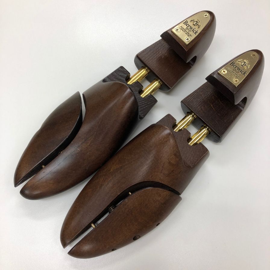 バーウィック レザーシューズ ストレートチップ 5224 ブラウン メンズ サイズ8 Berwick ビジネスシューズ 約26.5cm【LA】【中古】