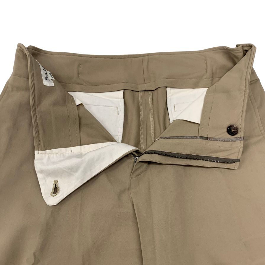フェンダール アジャスター付き コットンパンツ ベージュ サイズL グランデ 日本製 grande Fendart MADE IN JAPAN 【AFB4】