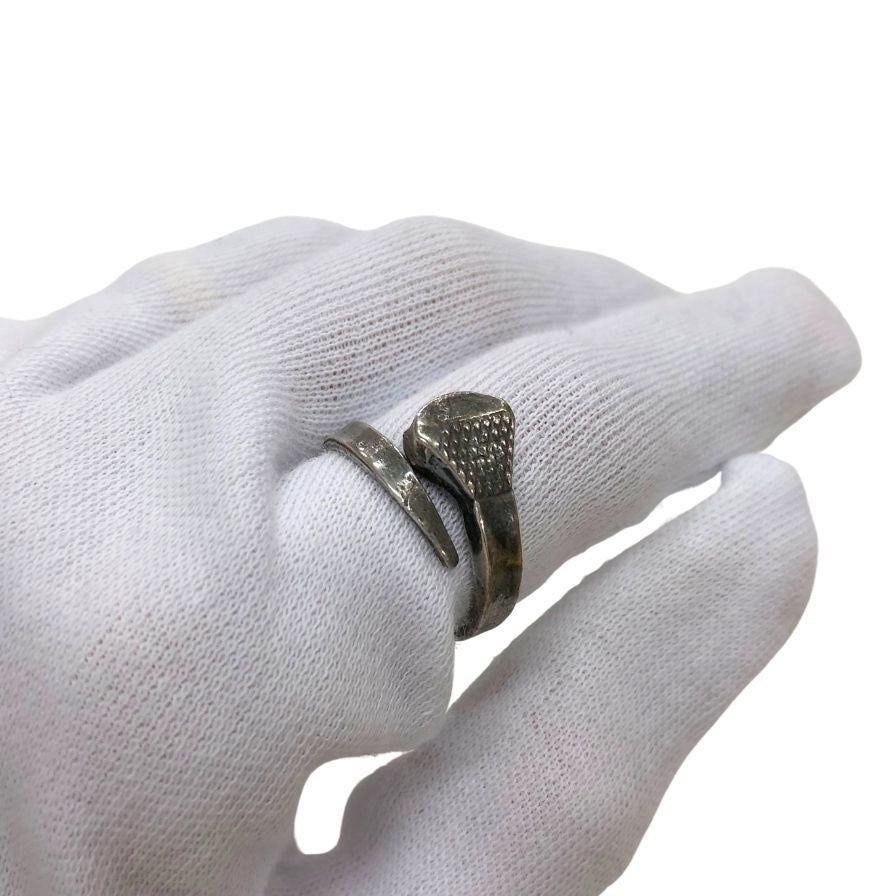 インディアンジュエリー ホースシュー・ネイル・リング/ローレン・トビー リング サイズ17-18 REDMAN HORSESHOE NAIL RING / LAUREN TOBEY