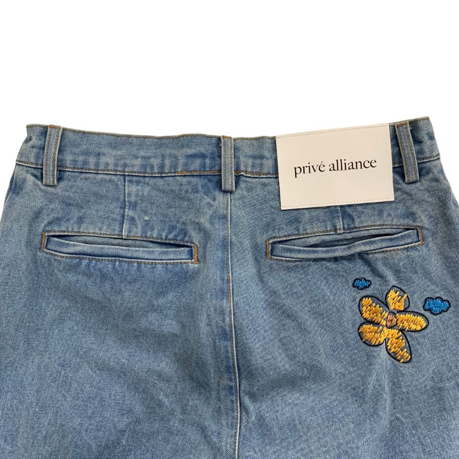 プリヴェ アリアンス デニムパンツ コットン メンズ サイズM ブルー prive alliance 【AFB35】