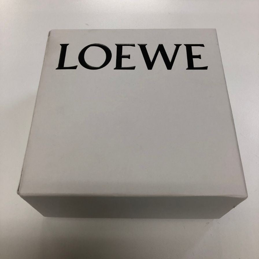 ロエベ カーフ レザー ミニヒールポーチ アナグラムロゴ ショルダーポーチ ブラック LOEWE【AFE5】