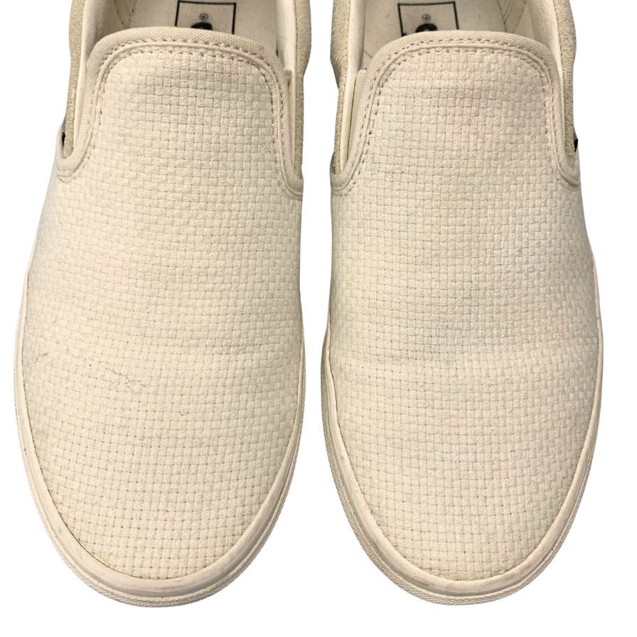 ヴァンズ スリッポン 500714 ホワイト メンズ サイズ 25.5cm VANS 約25.5cm【AFC47】