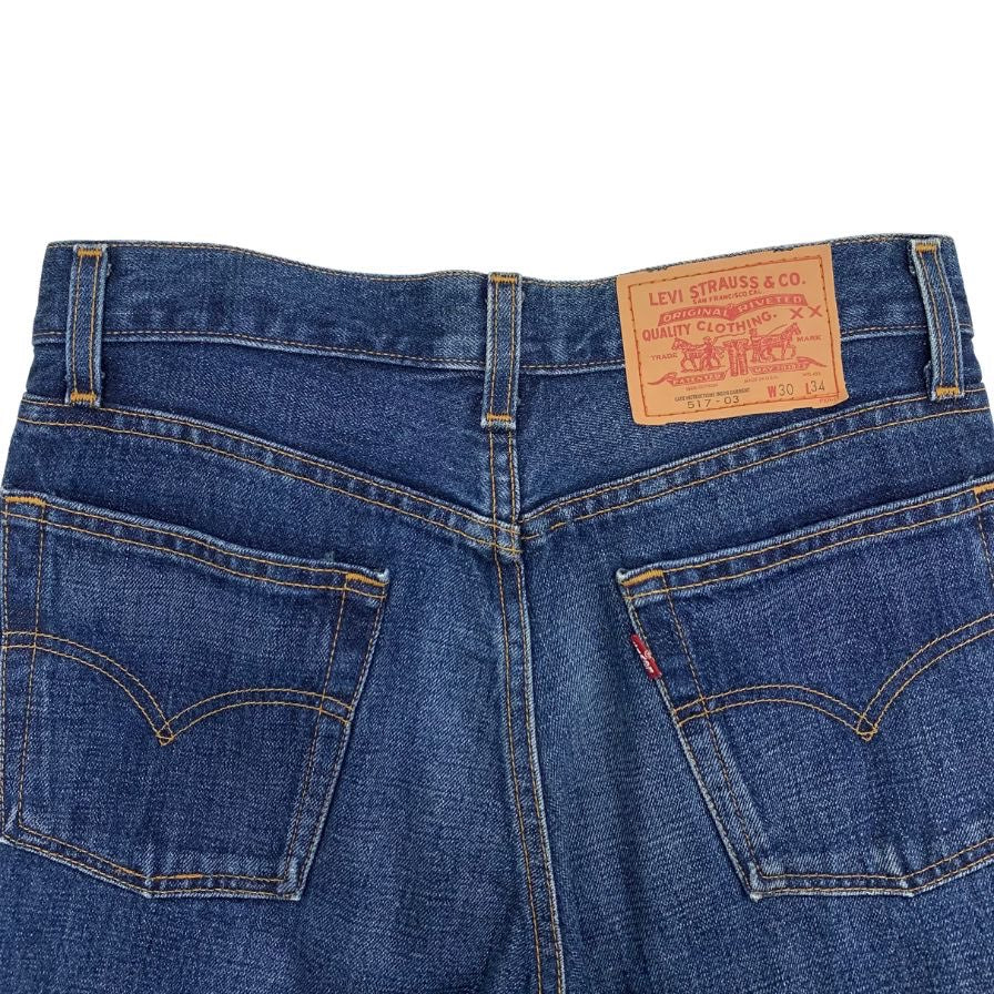 リーバイス デニム 517 90S ボタン裏553 インディゴ メンズ サイズ W30 L34 LEVI’S 【AFB44】