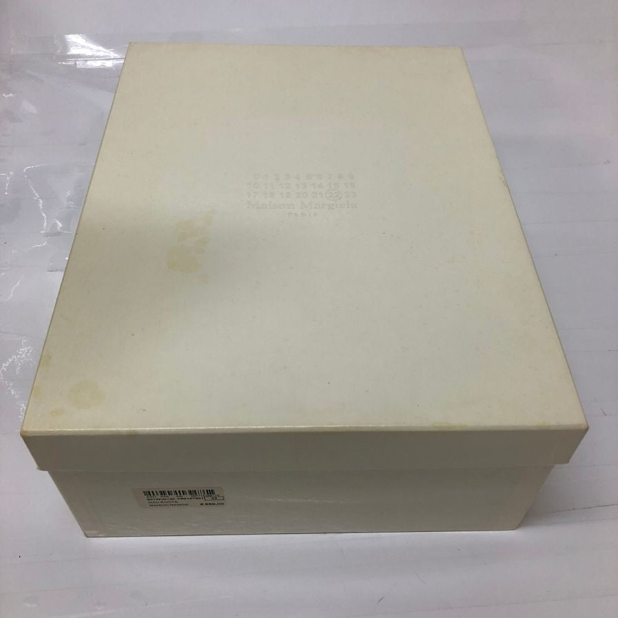 メゾン マルジェラ タビ ブーツ 足袋 6cmヒール ブラック メンズ サイズ42 Maison Margiela TABI 約27.0cm【YB5】
