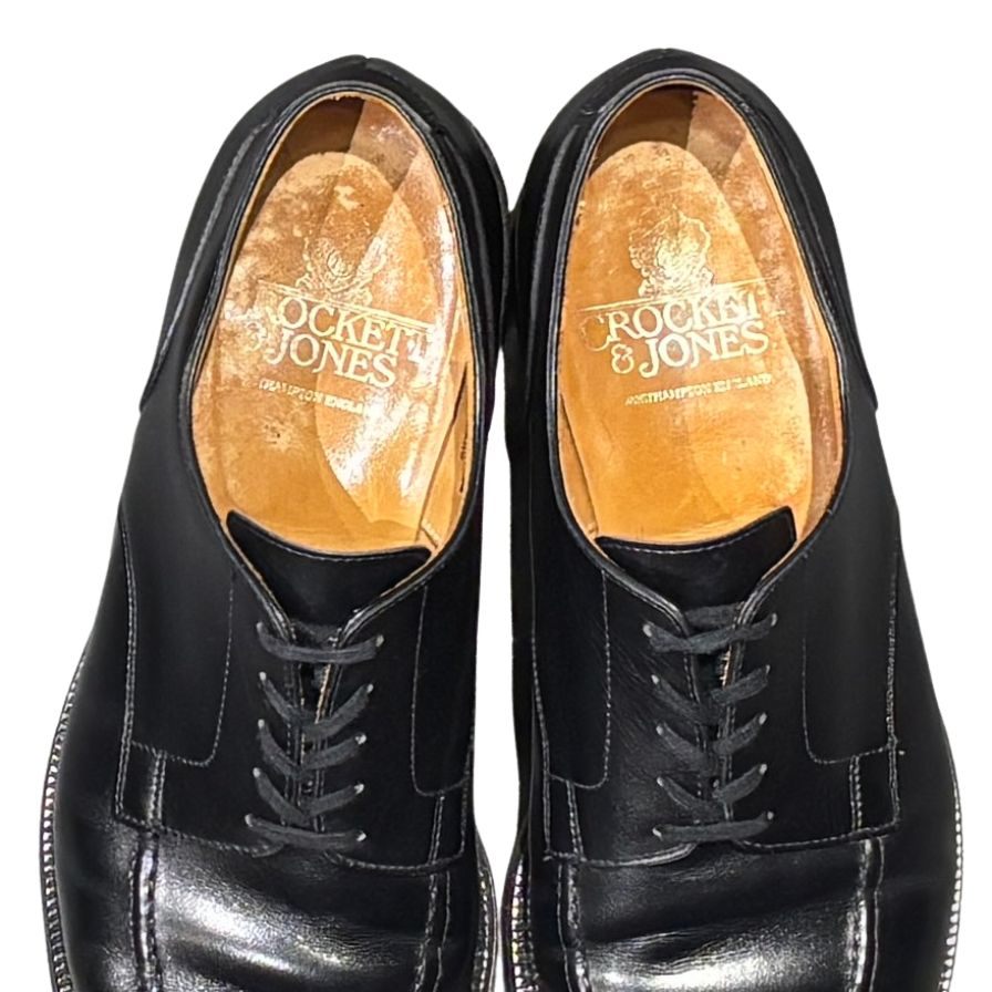 クロケット&ジョーンズ レザーシューズ オンスロー サイズUK8.5E メンズ ブラック CROCKETT&JONES ビジネスシューズ 約27.0cm【LA】【中古】