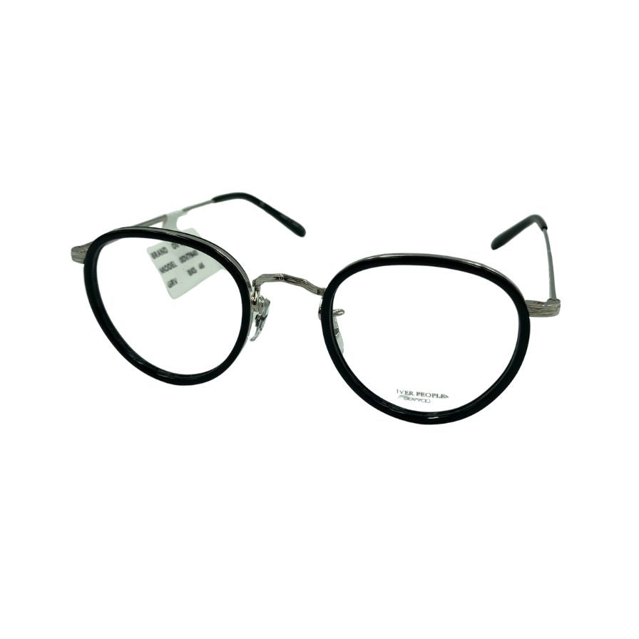 オリバーピープルズ メガネ サングラス MP-2 雅 46□24-148 黒×シルバー OLIVER PEOPLES【AFI2】