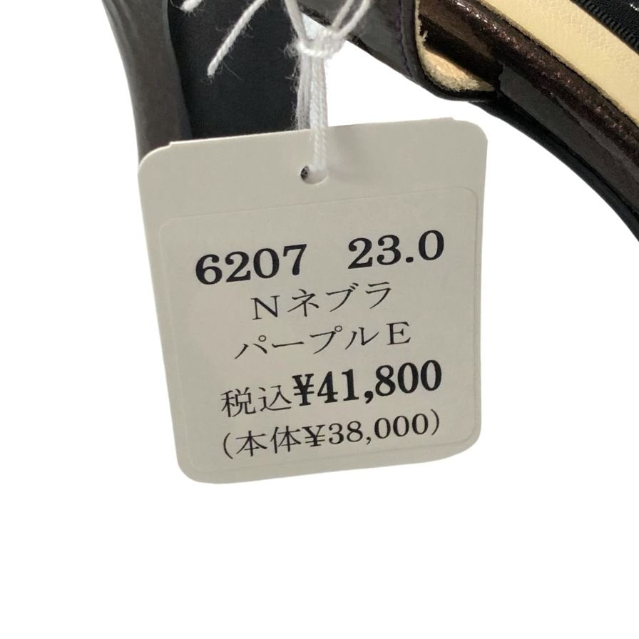 ジュンジュンバイ新宿屋 ハイヒール レザー 6207 パープル サイズ23cm レディース Jun.Jun by shinjukuya 約23.0cm【7-15】