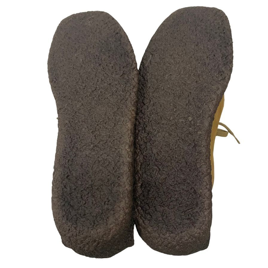 新品同様◆クラークス レザーシューズ スエード ワラビー ブラウン メンズ サイズ7 Clarks Wallabee【AFC33】