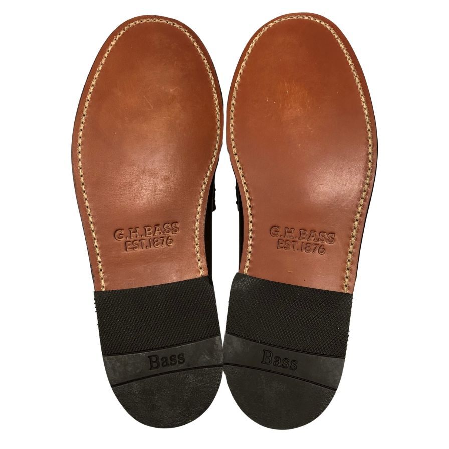 ジーエイチバス ローファー ウィージャンズ ラーソン モカ サイズ7 メンズ ブラウン系 G.H.Bass&Co. WEEJUNS LARSON ローファー 約26.0cm【LA】【中古】